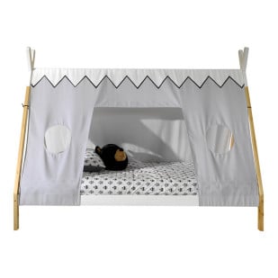 Lit Tipi Avec Toile LP 90x200 Pour Enfant - TICO200202 - Vipack