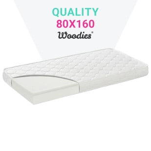 matelas confortable pour enfant 80x160 en mousse Quality de Woodies