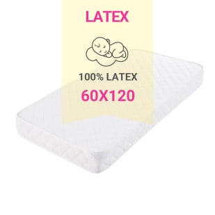 Matelas bébé latex naturel BabyLatex 60x120 cm
