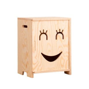 Table de nuit pour enfant en bois Kapi V3 - Meuble SmartWood - Jurassien