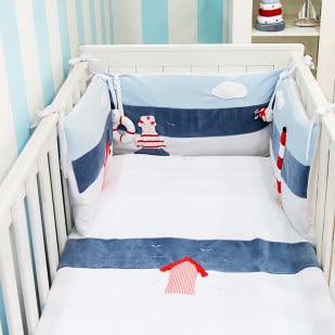 Parure de lit bébé Marin