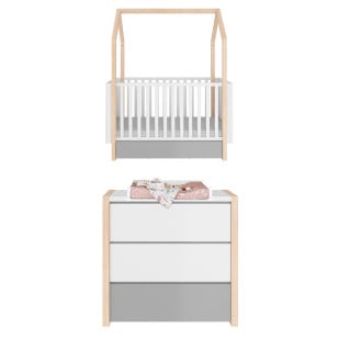 Pack petite chambre bébé Noé