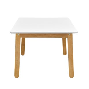 Table enfant bois et blanche Mimi