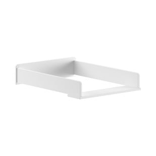 Plan à langer amovible Eva de Vipack en bois blanc, compatible avec la commode enfant pour créer un espace de change sécurisé