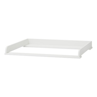 Plan à langer amovible Miloo Pinio blanc, compatible avec les commodes de la même collection