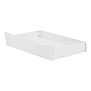 Tiroir de rangement blanc compatible avec le lit bébé évolutif 70x140 Swing de Pinio