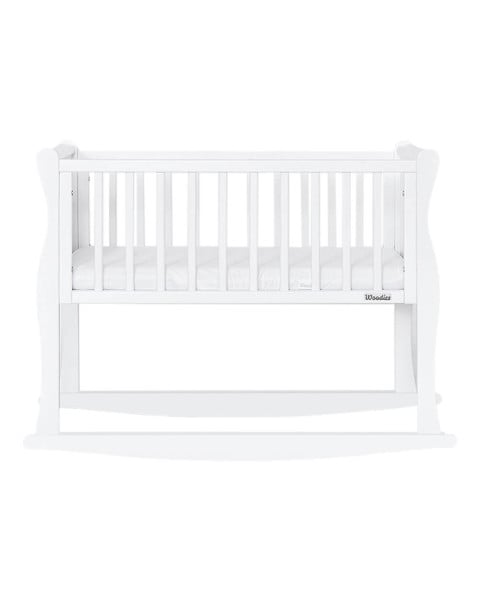 Berceau bébé à bascule blanc Noble Woodies