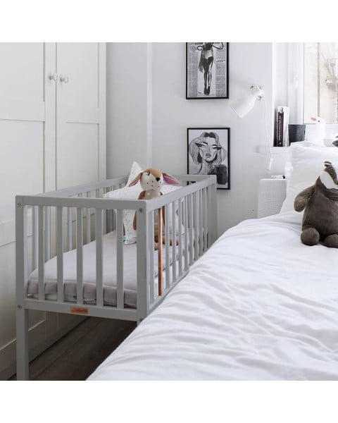 Lit Bébé Berceau Gris 90x40 Stardust - Mobilier bébé Woodies