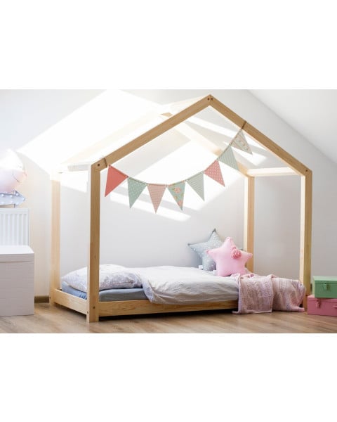 Lit cabane maison Halma 70x140 (Lit Montessori)