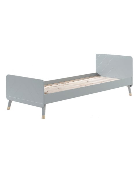 lit enfant gris Rétro Kids 90x200