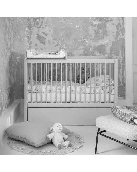 Ensemble lit bébé Pure 60x120 coloris naturel
