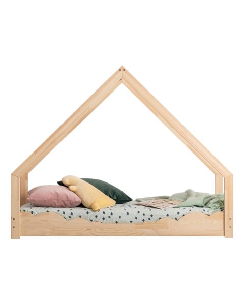 Petite maison lit en bois Lucas Baby