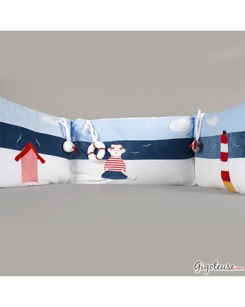 Tour de lit bébé Marin