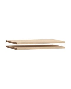 Jeux de 2 étagères supplémentaires oak pour bibliothèque large RELI