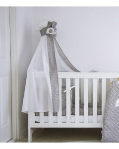 Mobile en bois lit bébé, Éléphant, lune et étoiles JaBaDaBaDo pas cher 