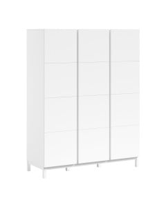 Grande armoire penderie Eva 3 portes blanche de Vipack