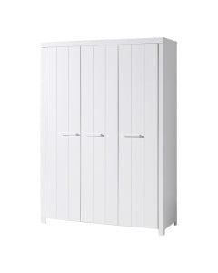 Armoire dressing enfant 3 portes blanche Blos