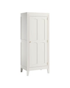 Armoire 1 porte Milenne Vox blanc avec penderie - 4021446