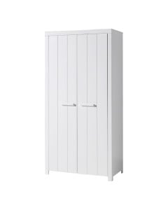 Armoire penderie enfant 2 portes blanche Blos