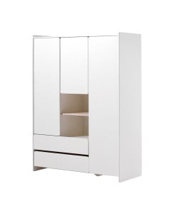 Armoire scandinave pour enfant blanche Kimy 3 portes