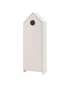 Armoire style cabine de plage rose Deauville pour petite fille