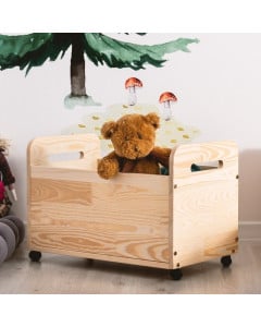 Etagère et table de chevet pour enfant TV rétro en bois naturel de TALO -  Casalou