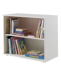 Bibliothèque pour lit surélevé blanc Milo
