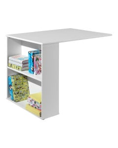 Bureau à rallonge pour lit Milo blanc
