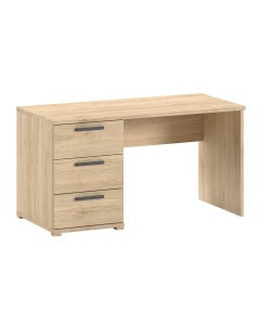 Bureau enfant avec rangement SAM, finition décor chêne, design moderne. Marque Vipack, disponible chez le Jurassien.