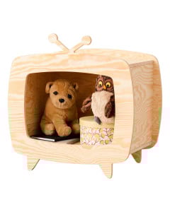 Chevet Tv Vintage En Bois Pour Enfant - Mobilier enfant Adeko