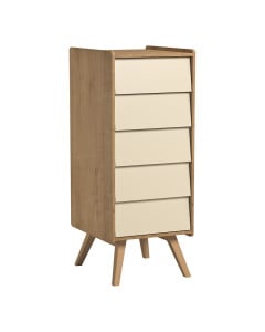 Chiffonnier Vox Vintage bois et jaune