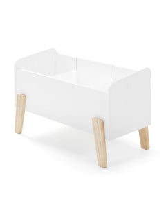 Coffre à jouets blanc Kimy - Bac à jouets