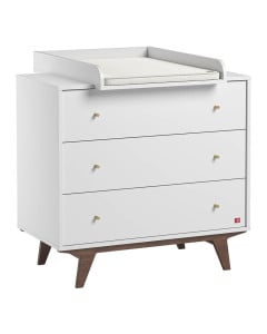 Commode avec table à langer blanche | Chambre bébé Mid Vox | 4021930