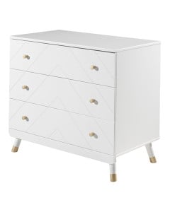Commode chambre enfant blanche Rétro Kids