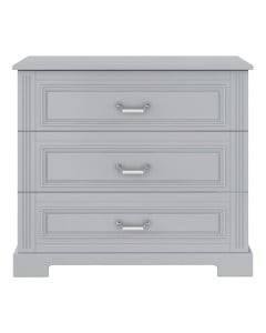 Commode enfant grise 3 tiroirs Lys
