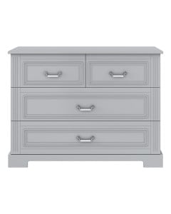 Commode enfant grise 4 tiroirs Lys
