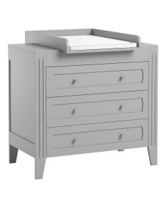 Commode avec plan à langer Milenne Vox gris