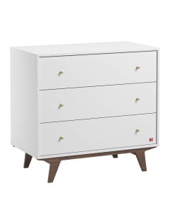 Commode scandinave blanche & noyer | Mid Vox | 4021930