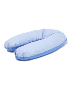 Coussin d'allaitement bleu Cigogne