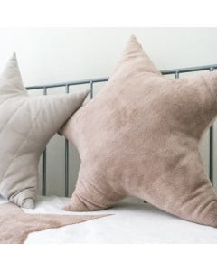Coussin décoratif Etoile marron