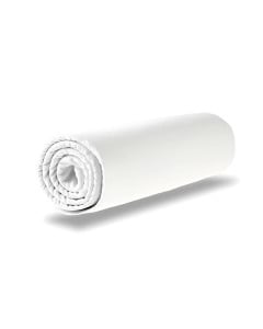 Drap-housse blanc 40x80 en jersey Oeko-tex pour bébé, made in France, disponible chez Jurassien, Marque Domiva