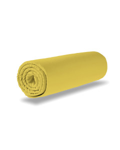 Drap-housse curry 40x80 en jersey Oeko-tex pour matelas berceau bébé - Domiva, disponible chez le Jurassien
