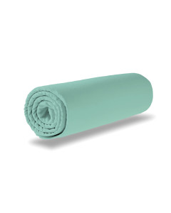 Drap-housse vert sapin 40x80 en jersey Oeko-tex vert pour matelas bébé - Domiva, disponible chez Le Jurassien
