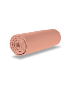 Drap-housse terracotta 40x80 en jersey Oeko-tex, pour matelas bébé, Domiva - Disponible chez le Jurassien