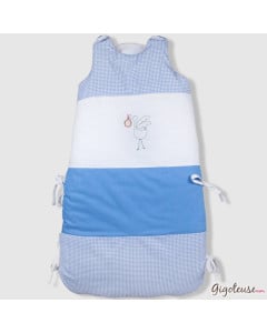 Gigoteuse hiver Garçon Cigogne bleue
