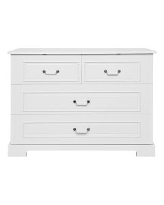 Commode enfant 4 tiroirs Lys blanche