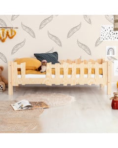 Lit 1 personne enfant avec barrière Pico