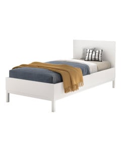 Lit enfant 90x200 Eva blanc de Vipack, un couchage confortable et moderne pour accompagner la croissance dans une chambre au style épuré