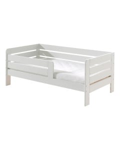 Lit Avec Barrière 70x140 Blanc Junior - PBBE7114 - Vipack