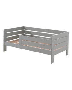Lit Avec Barrière 70x140 Gris Junior - PBBE7115 - Vipack